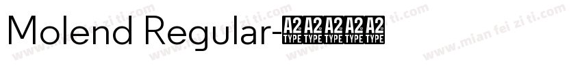 Molend Regular字体转换